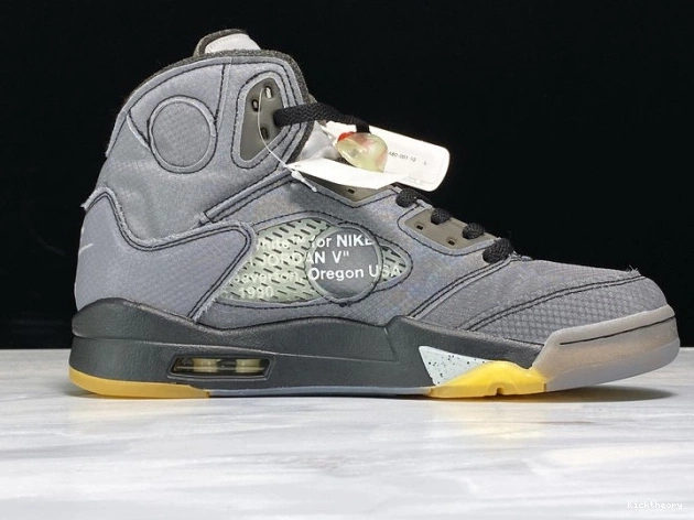 Kick Theory x Jordan Air 5 CT8480-001 Off-White Black 0811